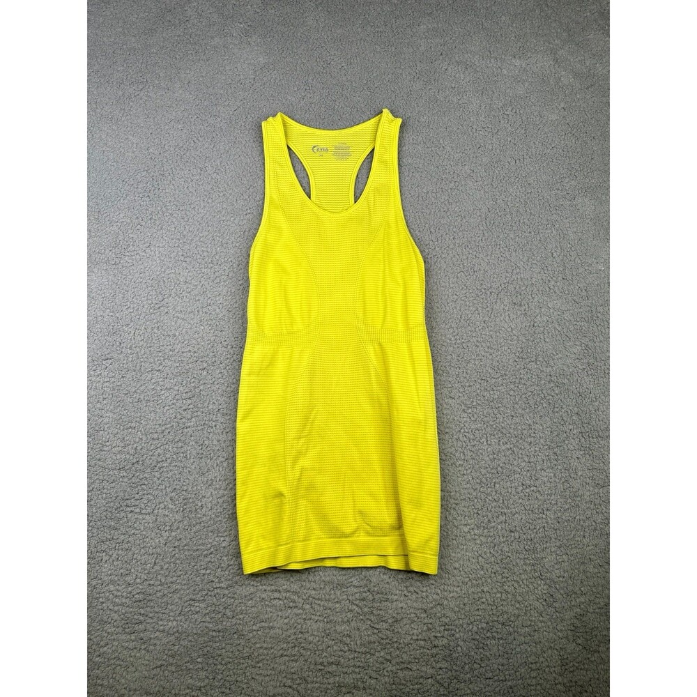 ZYIA ACTIVE Yellow Copper Charged tank Sz xs